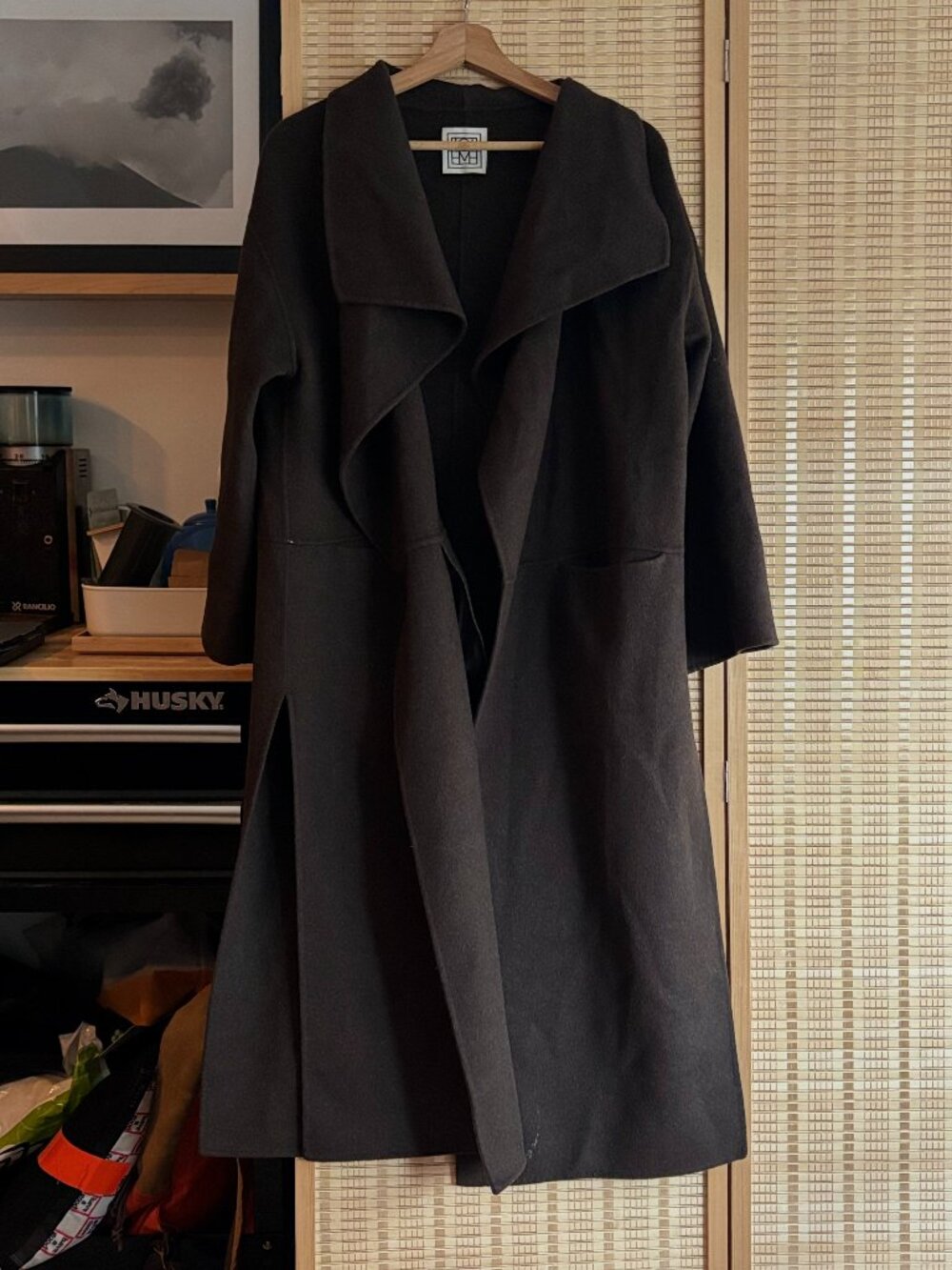 Toteme Signature wool and cashmere-blend coat XXS